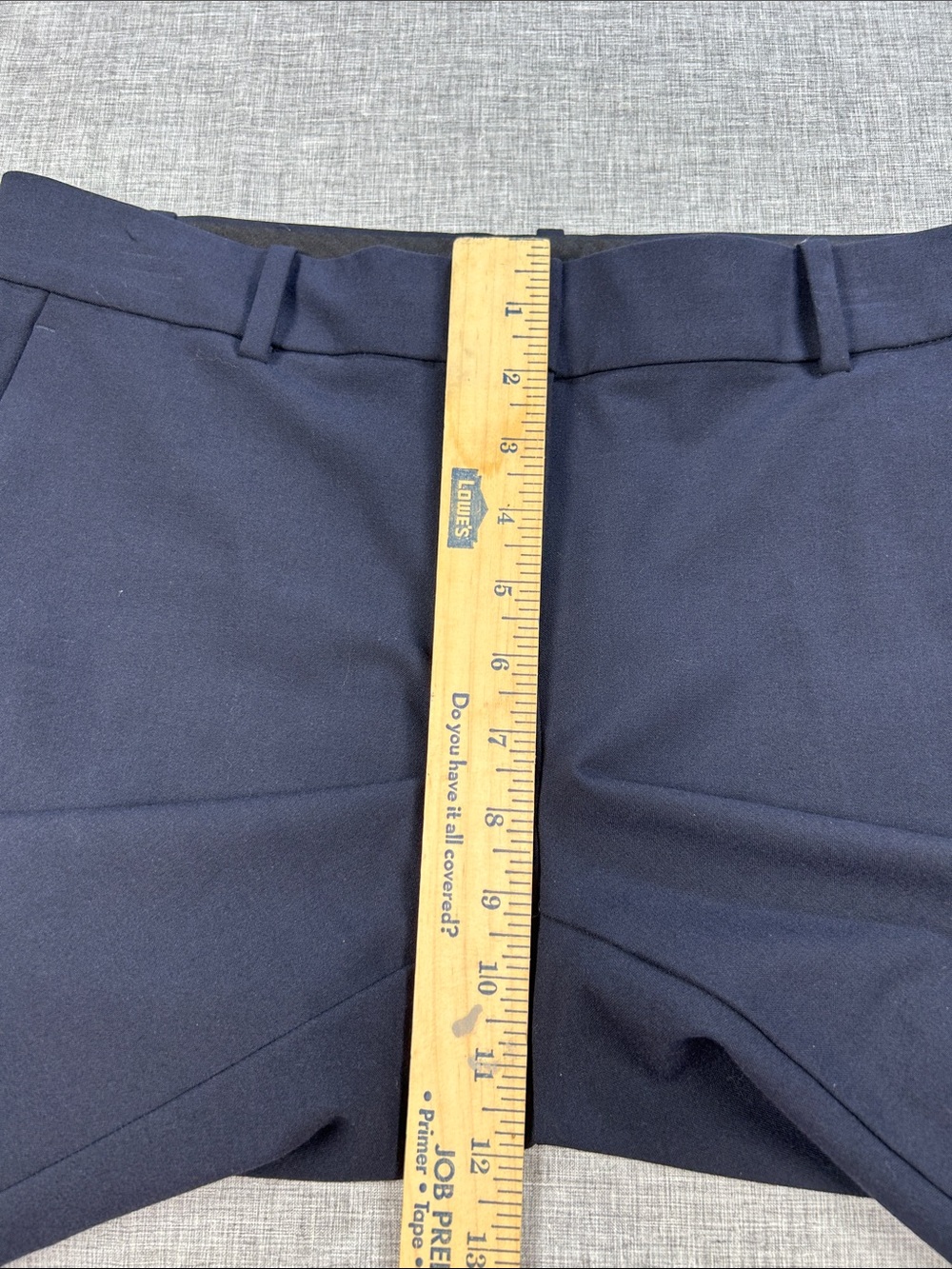 Ann Taylor Petite Size 8P Navy Blue Straight Leg Dress Pants Stretch - Picture 8 of 12